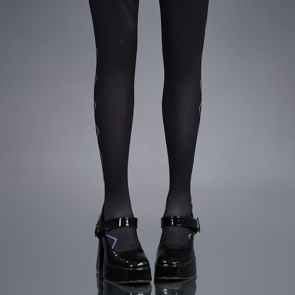 Puella Magi Madoka Magica: The Movie - Walpurgisnacht: Rising Homura Akemi Full Cosplay Costume Set - Halloweez