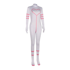 Hell's Hotel Angel Dust Cosplay Jumpsuit Halloween Costume - Hazbin Hotel Anime Outfit - Halloweez