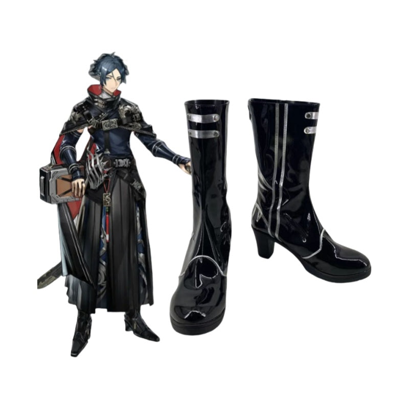 Monday 1357 Long Tomorrow's Ark Zuo Le Cosplay Shoes for Anime Conventions and Performances - Halloweez