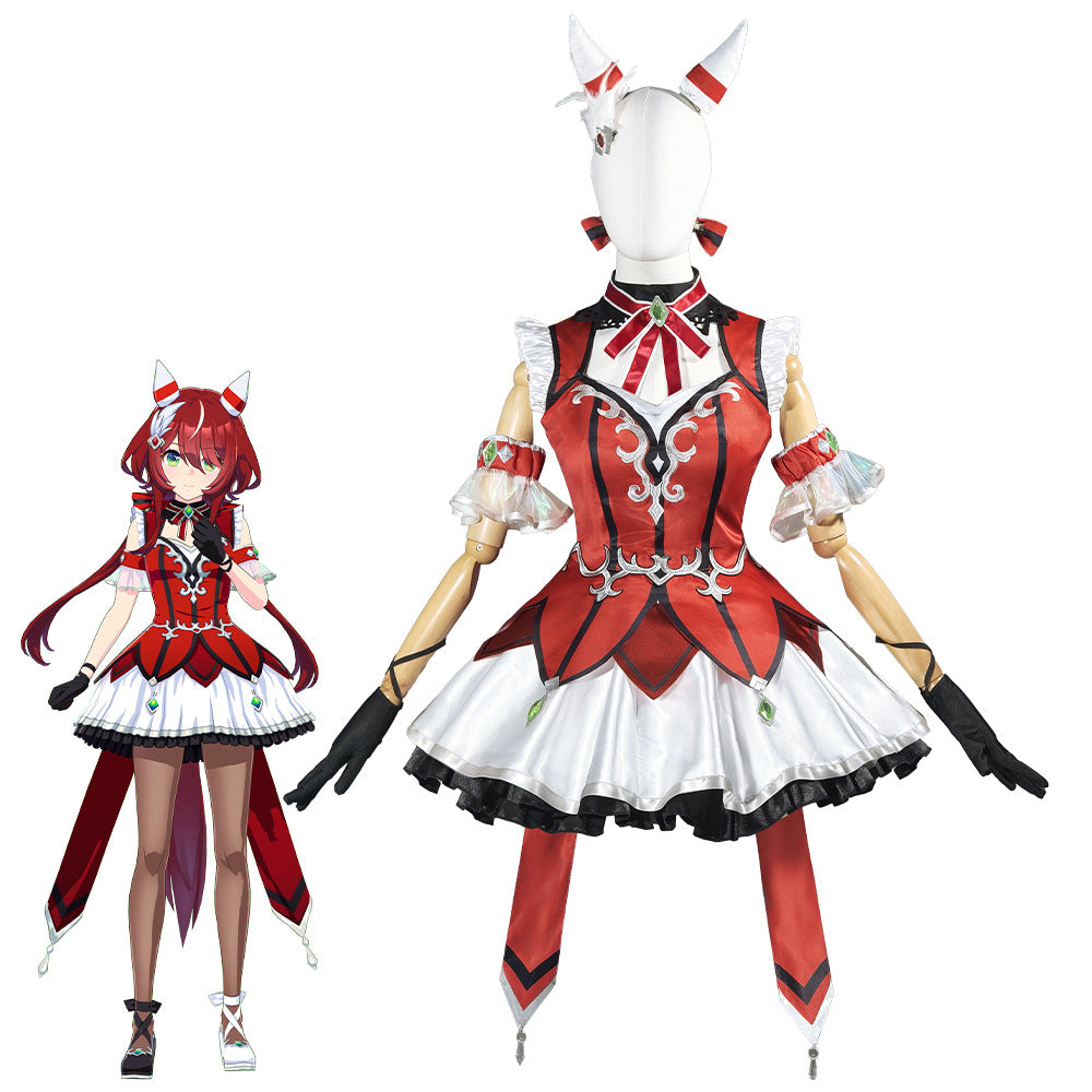 Pretty Derby Triumphant Ballet Victory Dress cos Anime Game Women's Dress - Halloweez