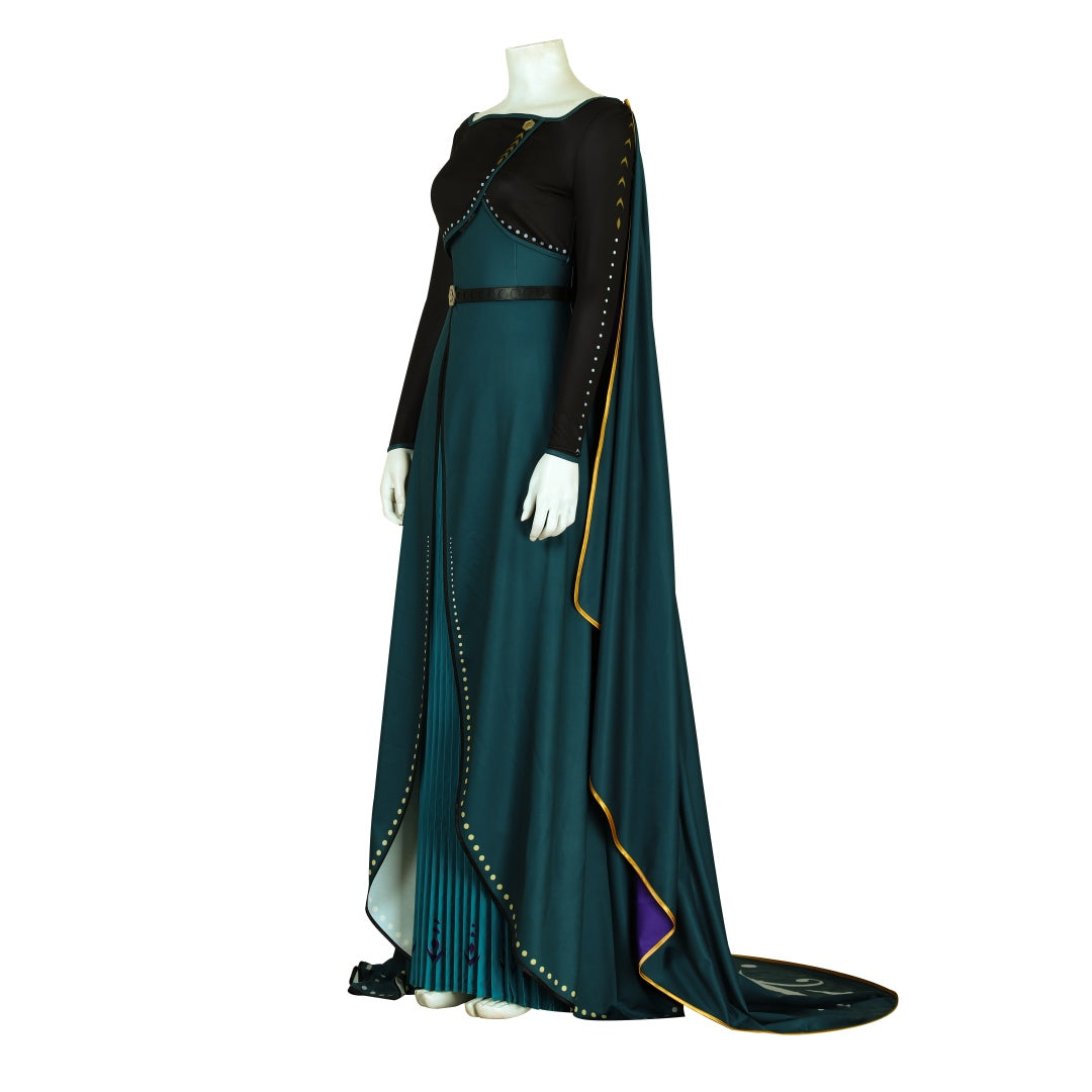 Frozen 2 Anna Coronation Princess Dress, Official Anna Cosplay Costume for Women Girls, Movie Character Outfit - Halloweez