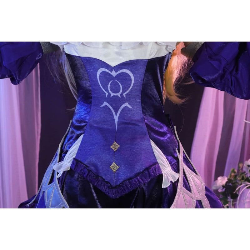 Halloweez Fischl Cosplay: Costume de robe sexy Immernachtstraum