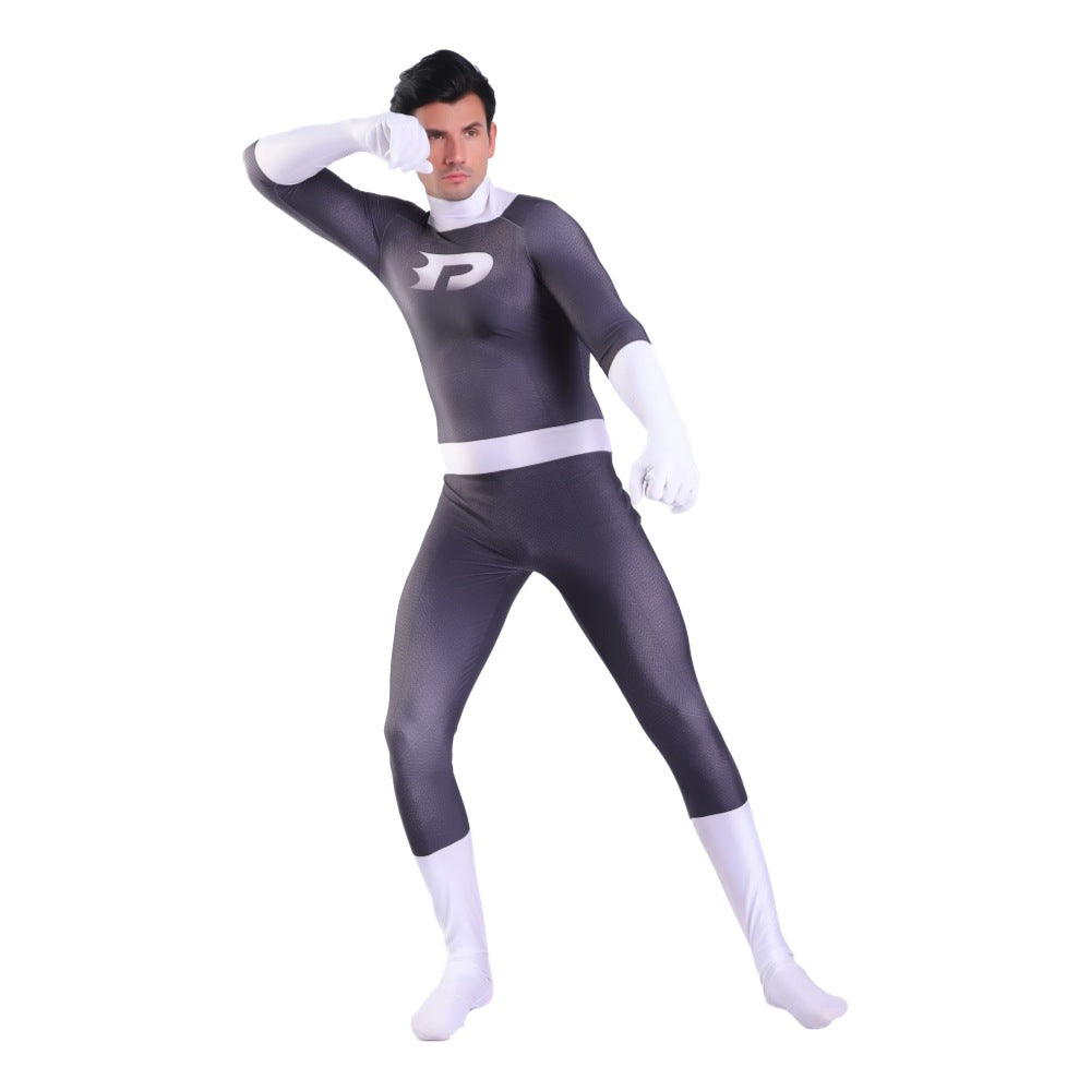 Danny Phantom 3D Printed Adult Children Anime Costume for Stage Performance - Halloweez