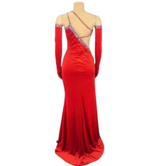 Elegant Black Slim Dress for Formal Events, Parties, Stage Performances, and Cosplay - Strap Style Bodycon Evening Gown - Halloweez