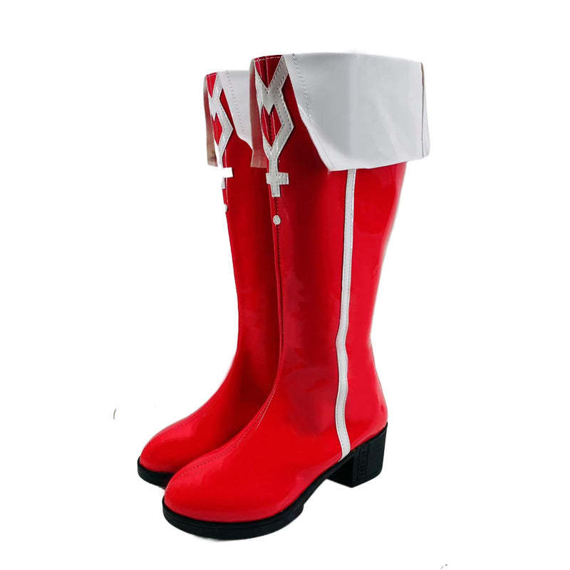 1110 Magical Girl Sakura Kyoko Cosplay Shoes for Anime Conventions and Performances - Halloweez