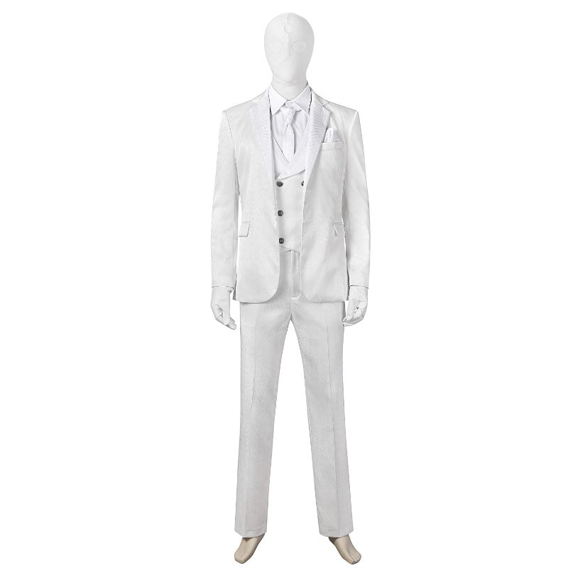 Halloweez Moon Knight Cosplay Suit for Men - Marc Spector Halloween Costume Outfit