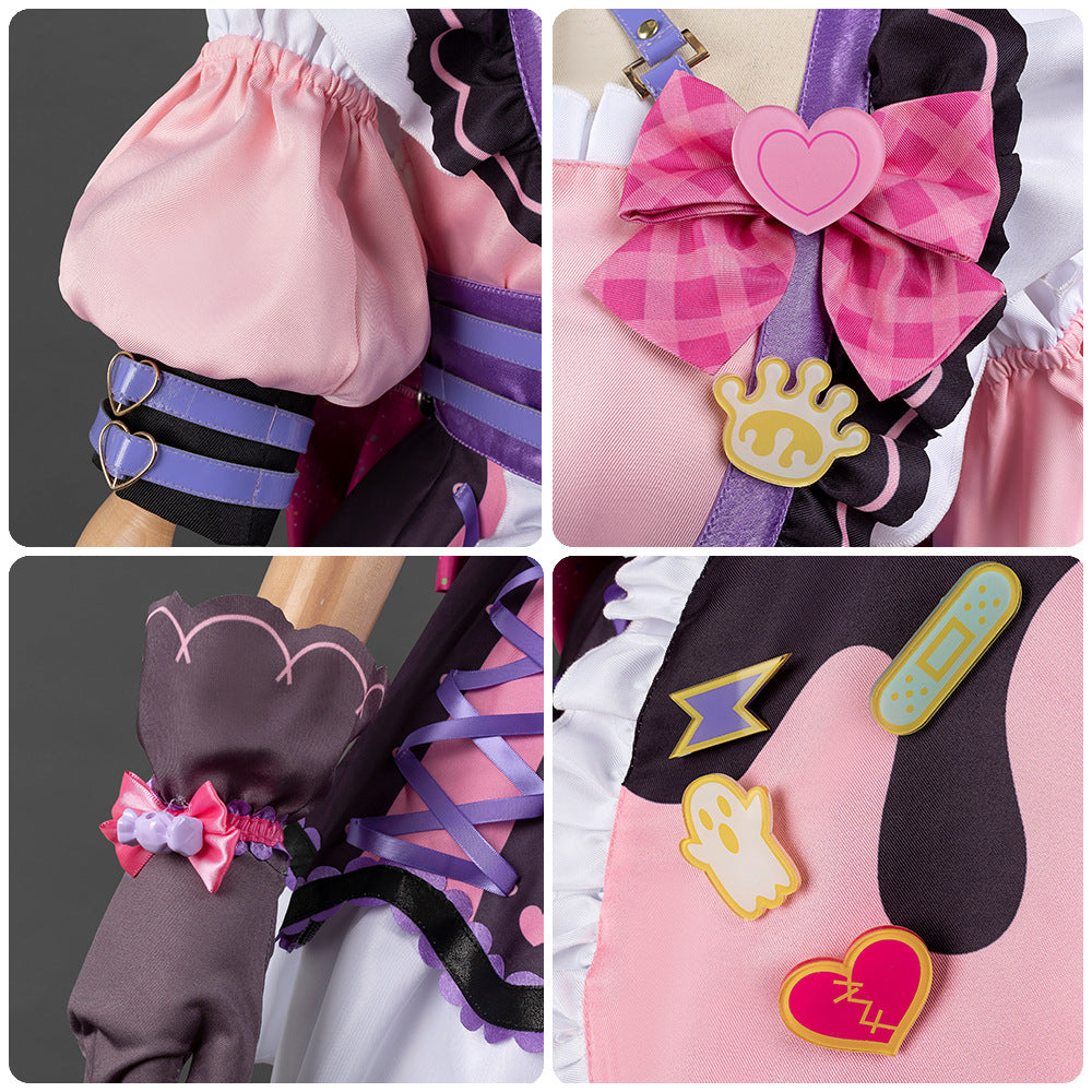 VTuber Host Maria Marionette Anime Sweet Maid Costume - Perfect for Cosplay Enthusiasts - Halloweez