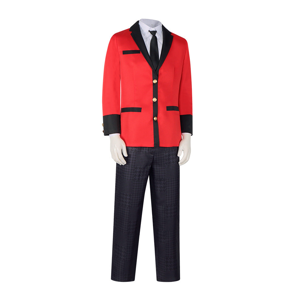 Kakegurui Suzui Ryouta and Manyuda Kaede Cosplay Costume DK Uniform Anime Role Play