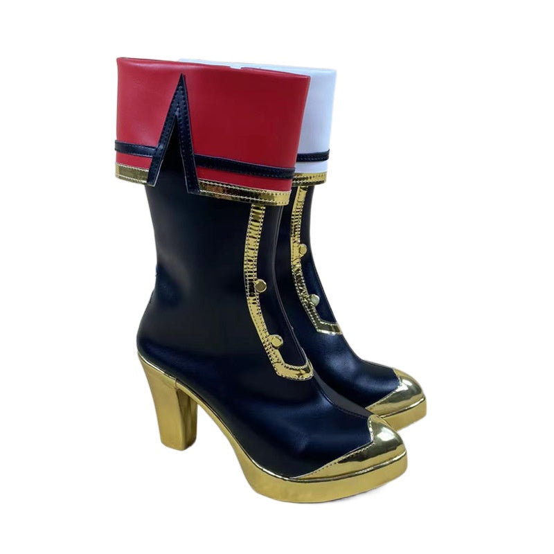 1659 Rainbow Society Mariamarionette Cosplay Shoes for Anime Conventions and Performances - Halloweez