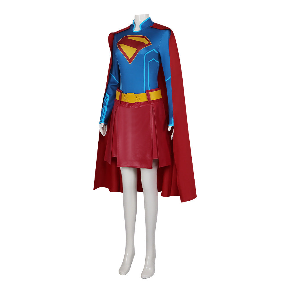 Super Girl Cosplay Costume Tomorrow Woman Superhero Role Play Costume for Halloween Stage Performance