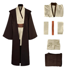 Obi-Wan Kenobi Cosplay Costume Star Wars Halloween Jedi Role Play Outfit - Halloweez