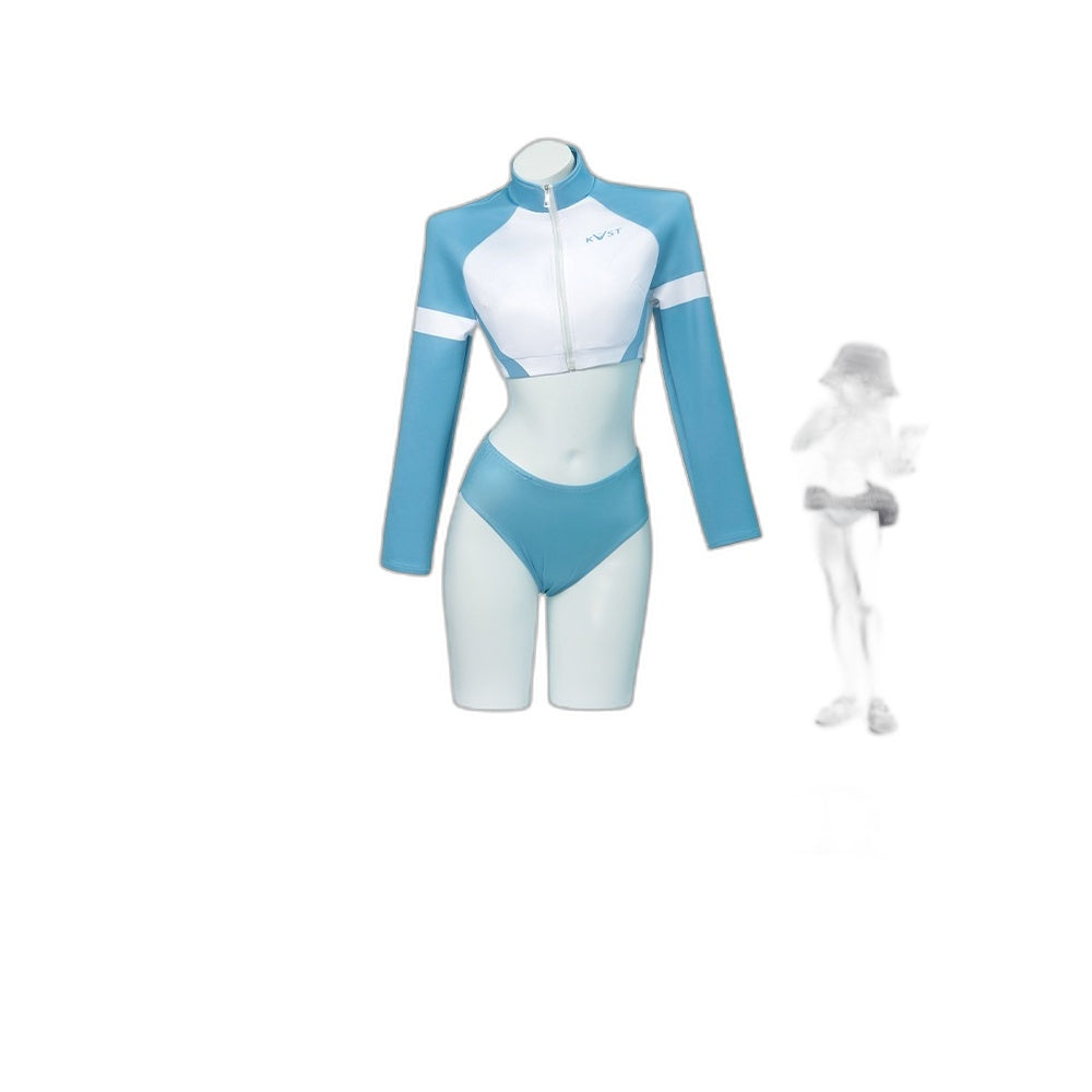 Blue Archive Soraizaki Sakura Swimwear Cosplay Costume - Anime Halloween Outfit - Halloweez