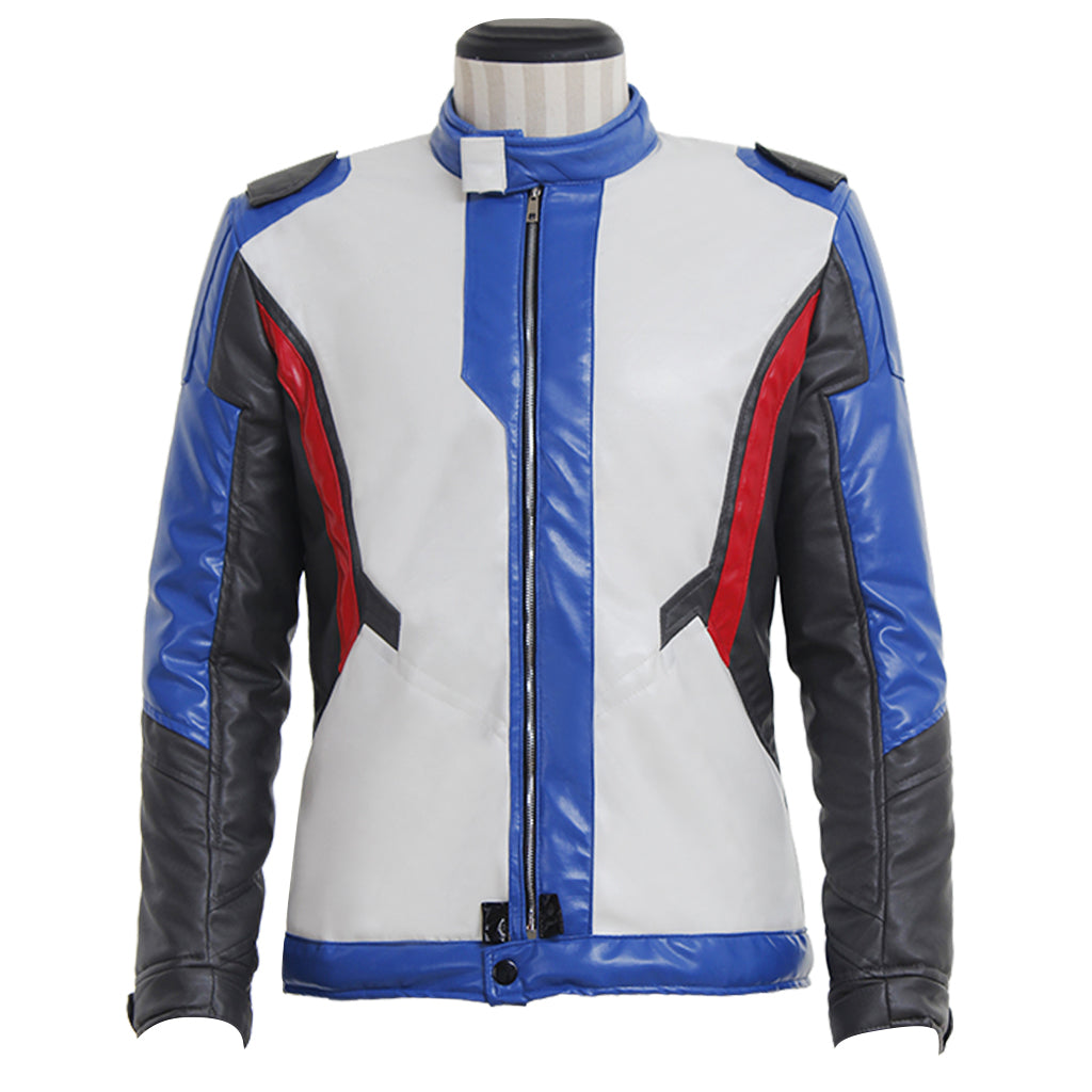 Overwatch Soldier 76 Cosplay Leather Jacket - Game Character Costume for Daily Wear - Halloweez