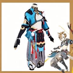 Gorou Cosplay Costume Genshin Impact, Custom Outfit for Halloween & Comic Con