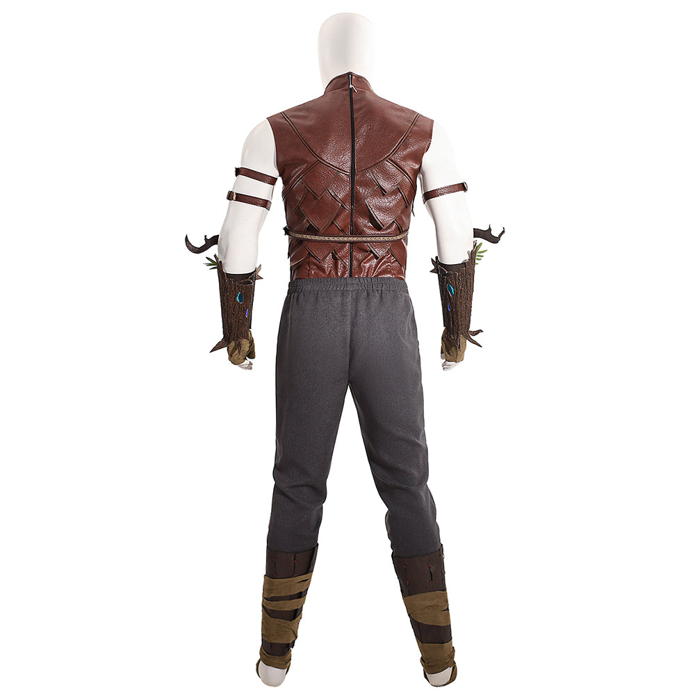 Baldur's Gate 3 Halsin Cosplay Costume | Deluxe Edition Druid Outfit for Men | Game Accurate Custom Made Set - Halloweez