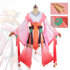Honor of Kings Daji Oriental Moon Priestess Cosplay Costume, Custom Made