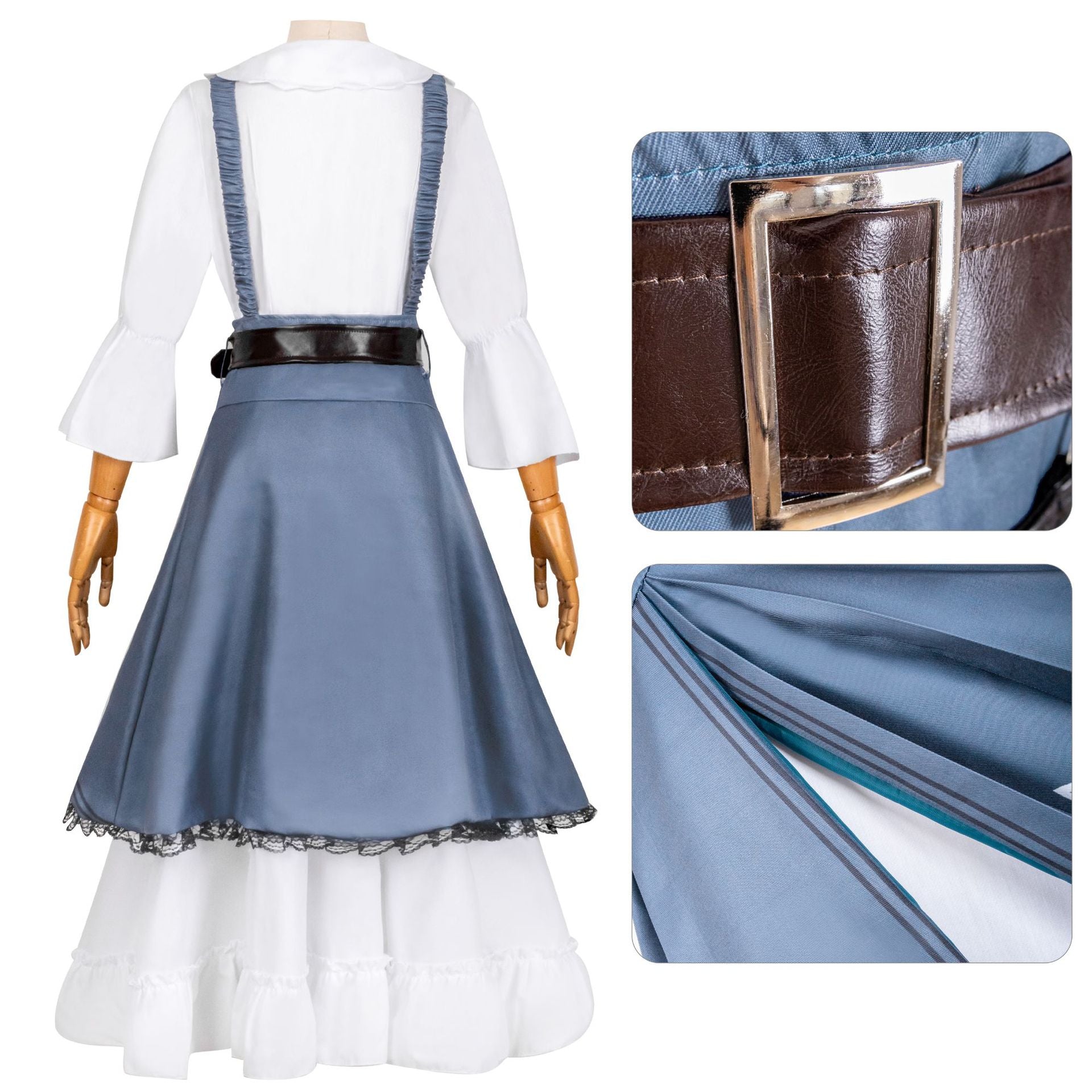 Arknights Bagpipe Cosplay Costume Female Six-Star Vanguard Full Set - Halloweez