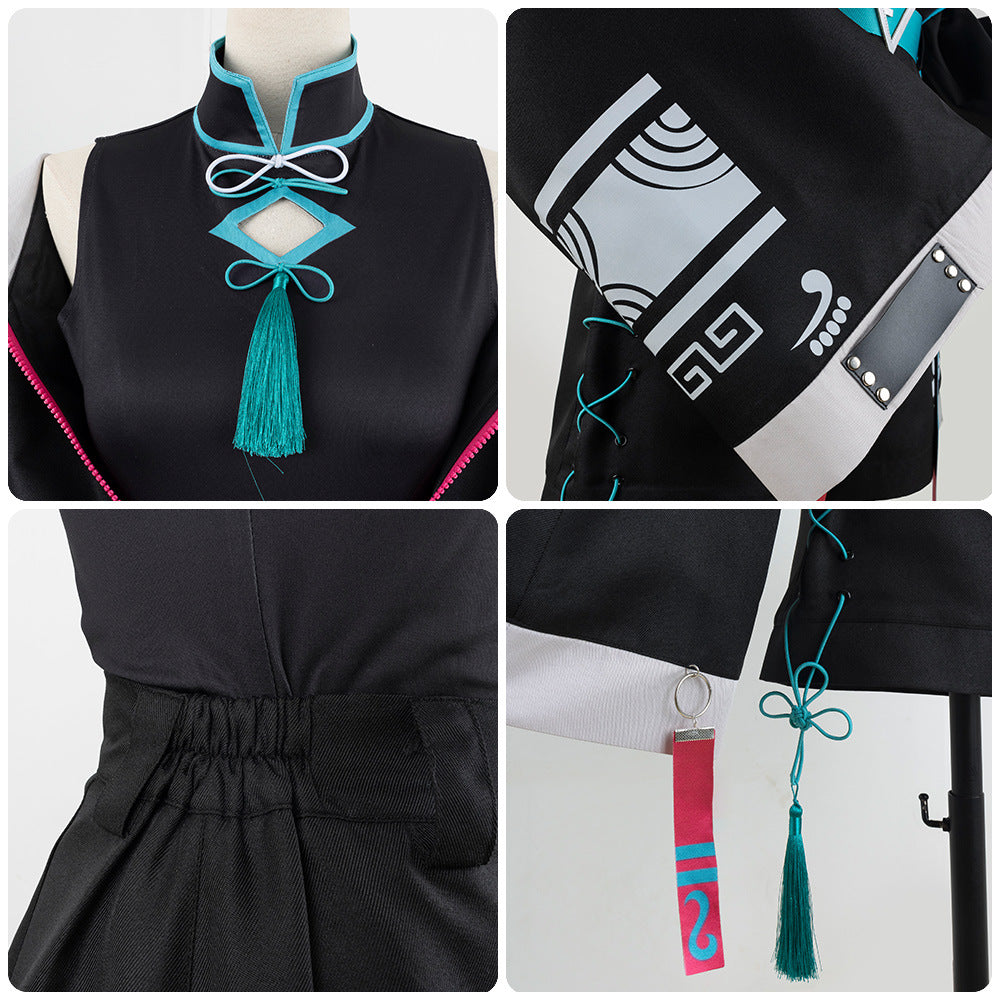VTuber Ryuu Shen Cosplay Costume for Anime Fans - Green Fairy Outfit - Halloweez
