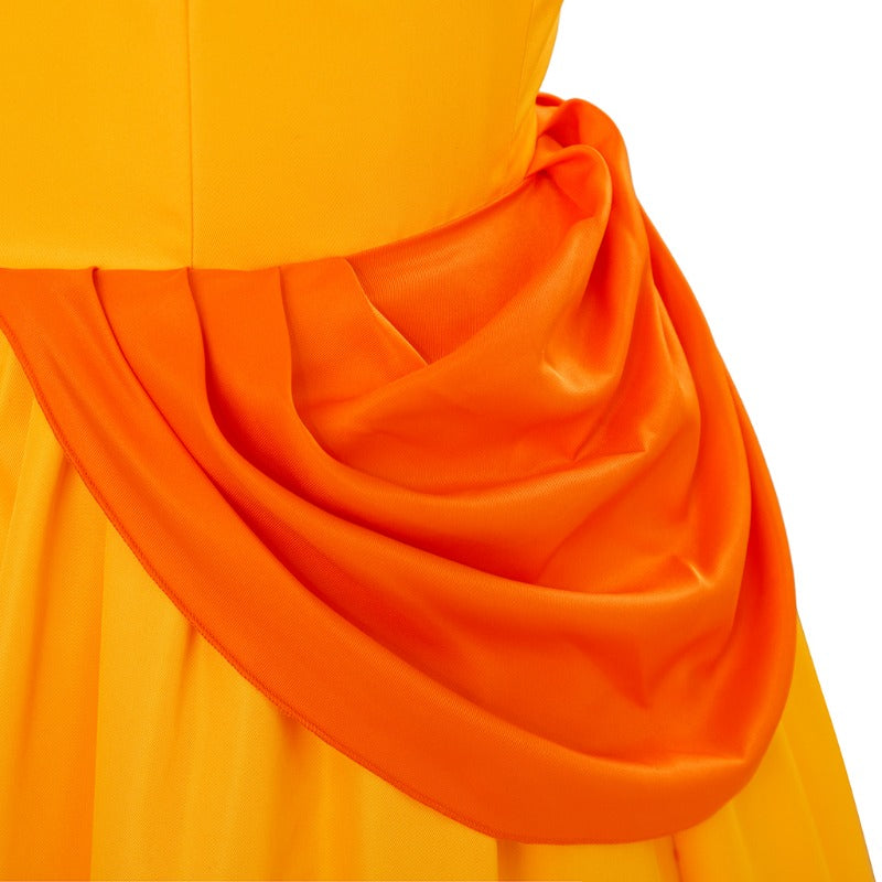 Stunning Rosalina Cosplay Dress with Crown - Halloween Daisy Princess Costume by Halloweez