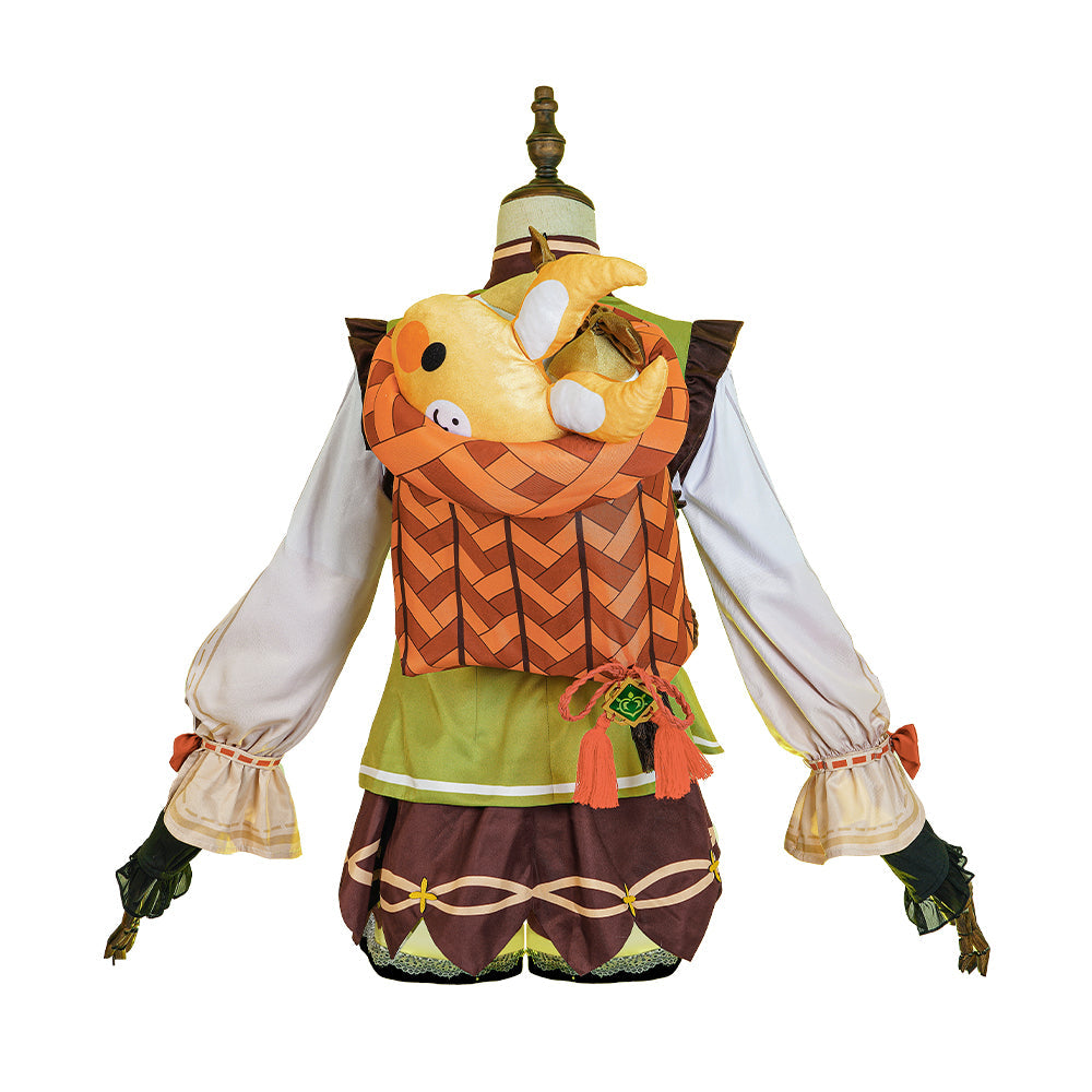 Halloweez Yaoyao Cosplay Costume - High-Quality Genshin Impact Roleplay Attire