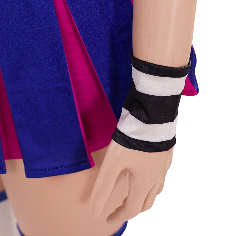 Halloweez Juliet Starling Cosplay Outfit - Lollipop Chainsaw Sexy Top and Skirt Set for Women - Halloweez