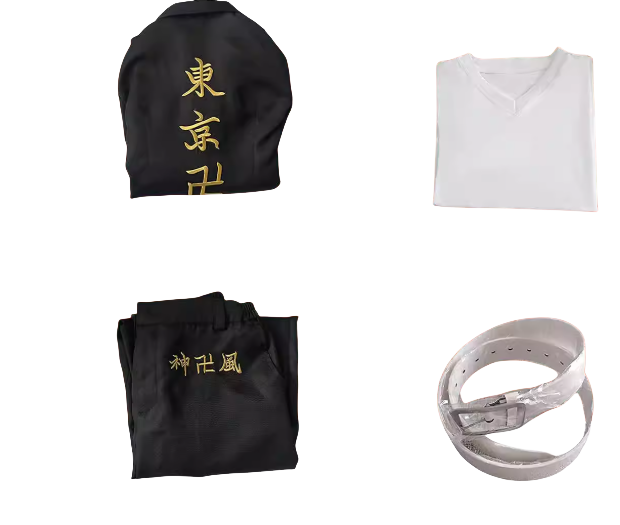 Official Manjiro Sano Mikey Tokyo Revengers Cosplay Costume Outfit Set