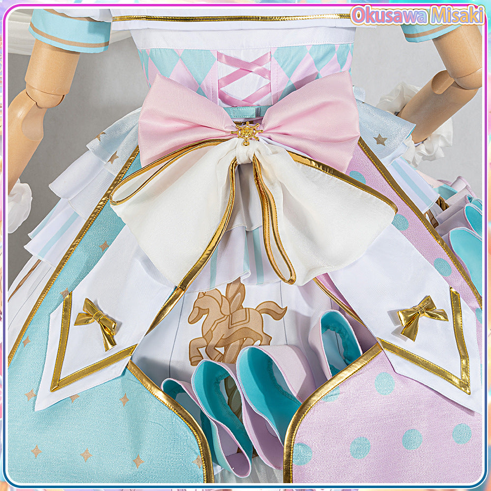 Bangdream Misaki Okusawa Cosplay Costume Anime Game Outfit for Women - Halloweez