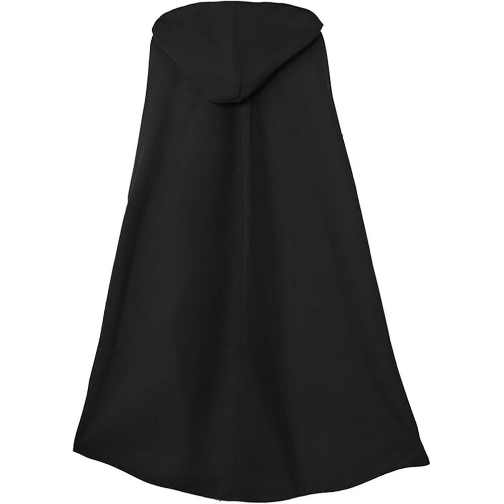 Custom Medieval Cloak with Leaf Necklace Brooch - Performance Costume - Halloweez