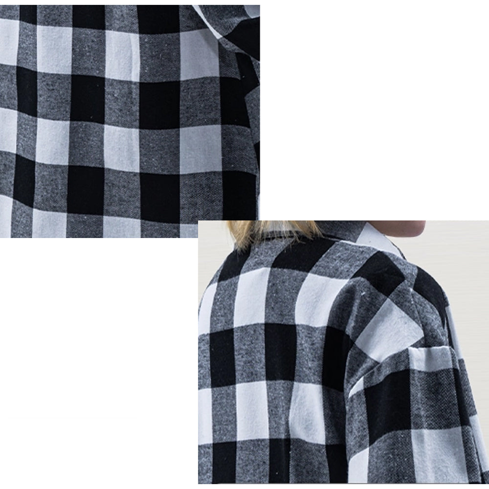 Tokyo Manji Gang Manjiro Sano Cosplay Costume - Long Sleeve Plaid Shirt for Anime Fans - Halloweez