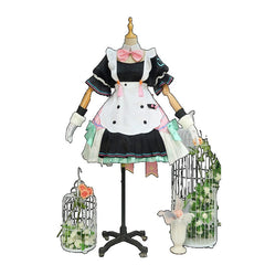 Enchanteur Halloweez 2021 Clover Bunny Miku Cosplay Costume avec bottes - Tenue inspirée de Hatsune Miku