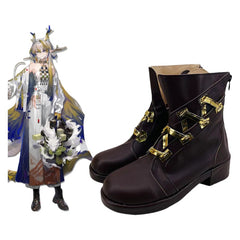 Tomorrow's Ark Shu Cos Shoes 2D Anime Exhibition Performance Shoes for Arknights Fans - Halloweez