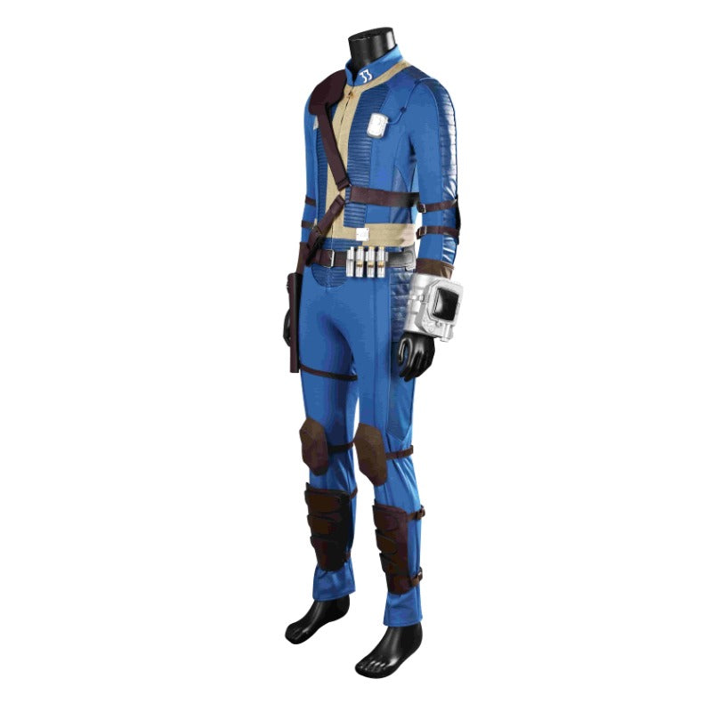 Halloweez Exclusive: Fallout Overseer Hank Cosplay Costume for Men - Perfect for Halloween Carnivals - Halloweez