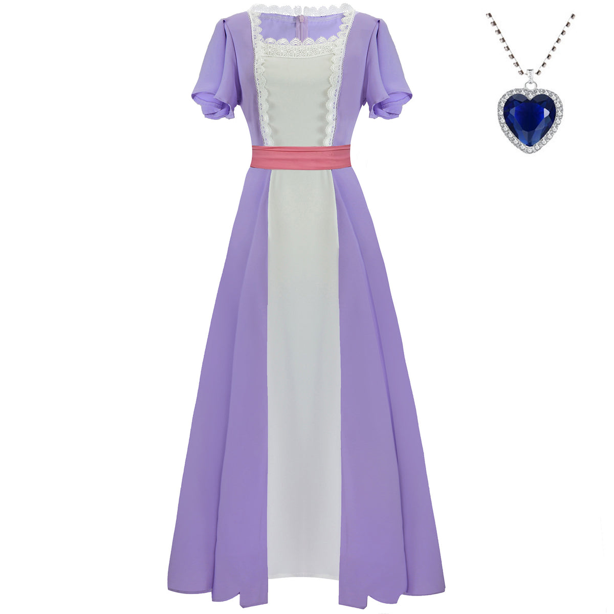 Titanic Rose Same Role Play Dress Bridgerton Evening Gown Regency Dress - Movie Cosplay Costume - Halloweez