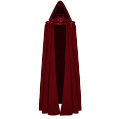 Medieval Hooded Coat Gothic Trench Coat Halloween Devil Wizard Death Cloak Robe Cape - Halloweez