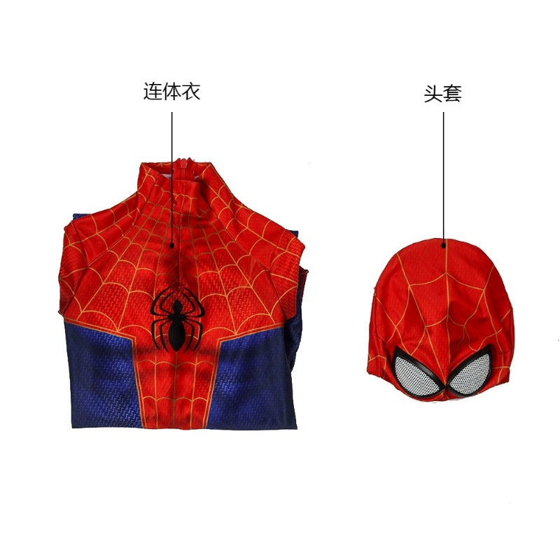 Costume de cosplay Spider-man Peter Parker pour enfants - Parfait pour Halloween