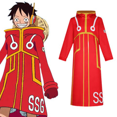 One Piece cosplay Egghead Island arc Luffy costume Future Island performance outfit - Halloweez