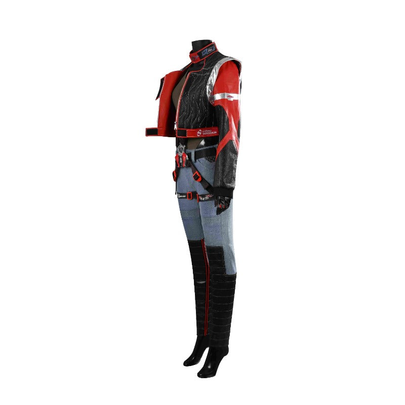 Halloweez Palmer Punk Cosplay Costume - Complete Set with Shirt, Pants, Coat, Belts, Boots
