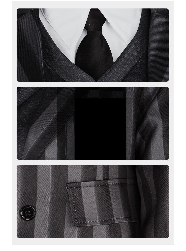 Wednesday Addams Cosplay Costume from The Addams Family TV Show - Halloweez