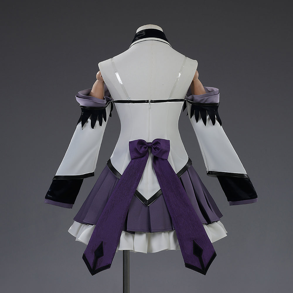 Puella Magi Madoka Magica: The Movie - Walpurgisnacht: Rising Homura Akemi Full Cosplay Costume Set - Halloweez