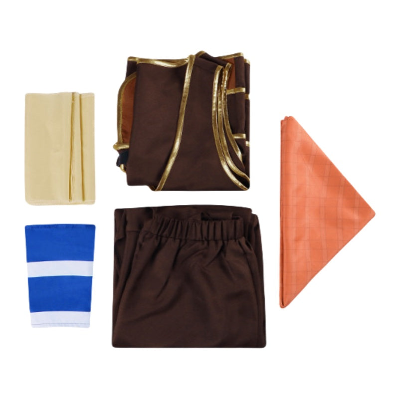 Real Version One Piece Cosplay Costume Sniper Usopp Outfit Anime Role Play Set - Halloweez