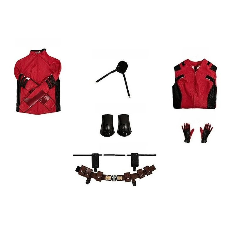 Deadpool & Wolverine Lady Deadpool Cosplay Costume Custom for Halloween Expo