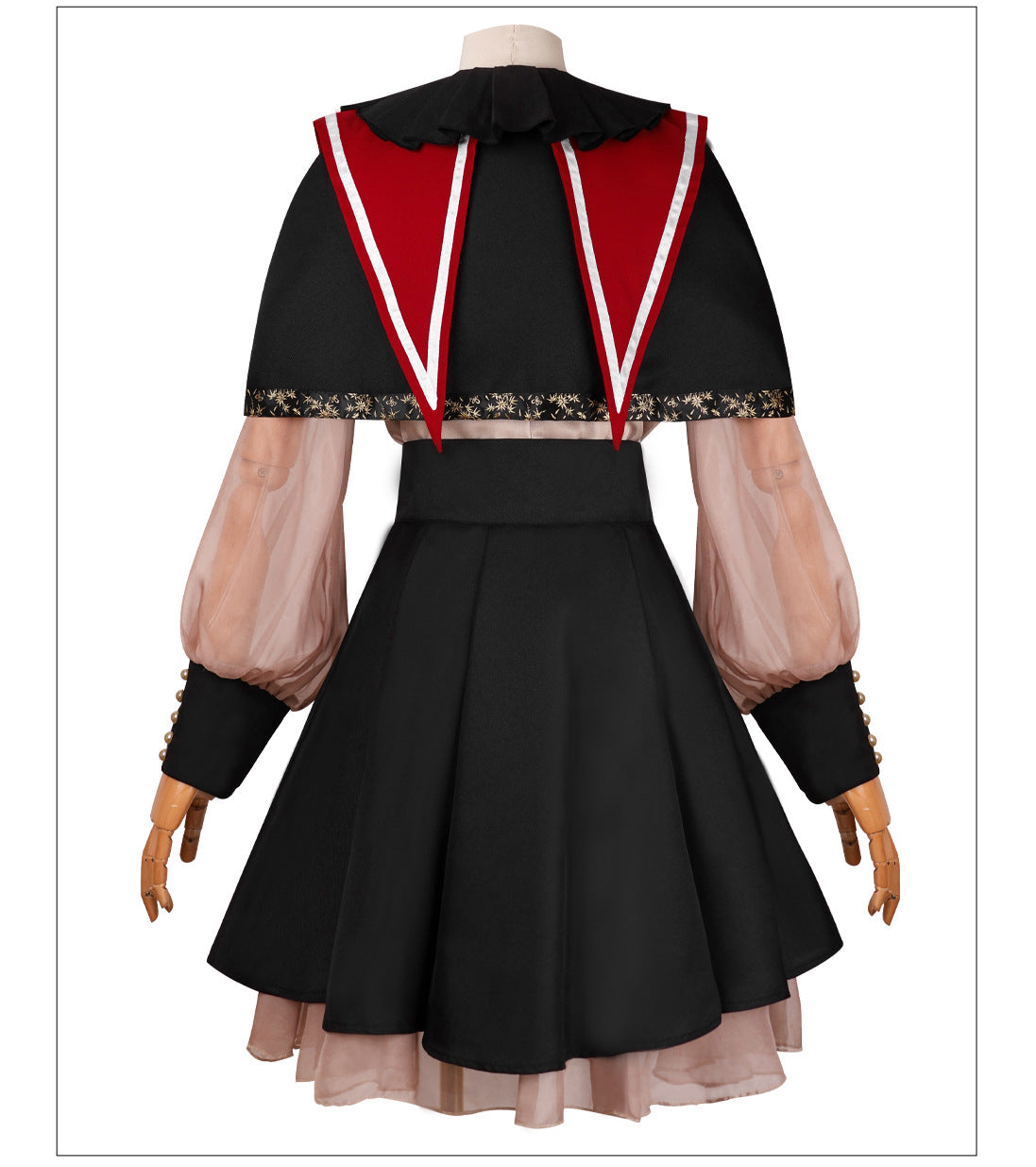BanG Dream! Ave Mujica 2D Anime Wakaba Mutsumi Cosplay Costume for Women - Halloweez
