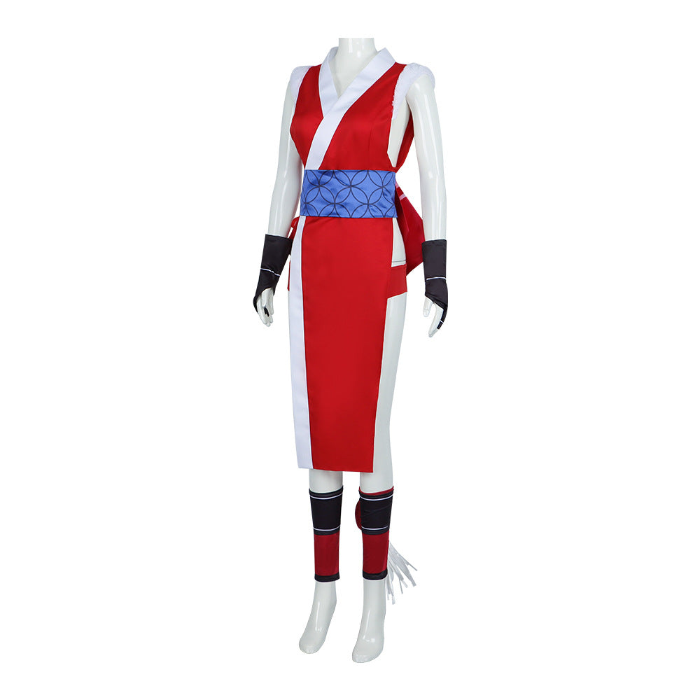 Street Fighter 6 Mai Shiranui Cosplay Costume Sexy Cheongsam Game Character Outfit