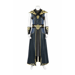 Halloweez Male White Dragonborn Sorcerer BG3 Cosplay Costume Set with Shoes