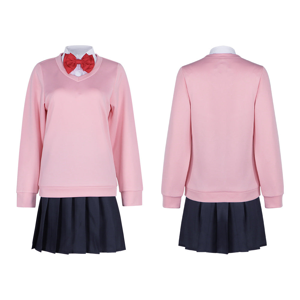 Dandadan Supernatural Armed Cosplay School Uniform Momoka Ayase Cosplay Costume Anime Outfit Hoodie