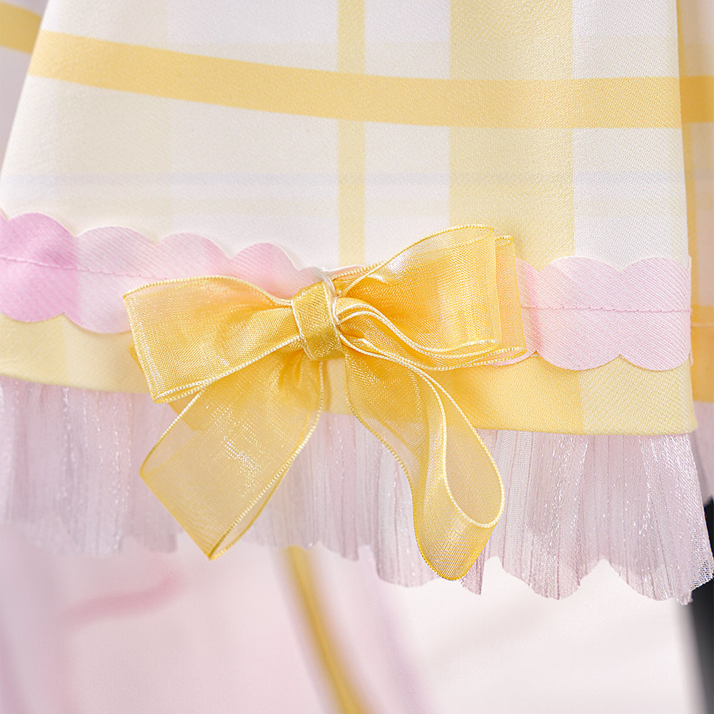 Virtual Idol Ace Taffy Semi-Upgraded Idol Outfit, Classic VTuber Character Performance Costume for Cosplay Party - Halloweez