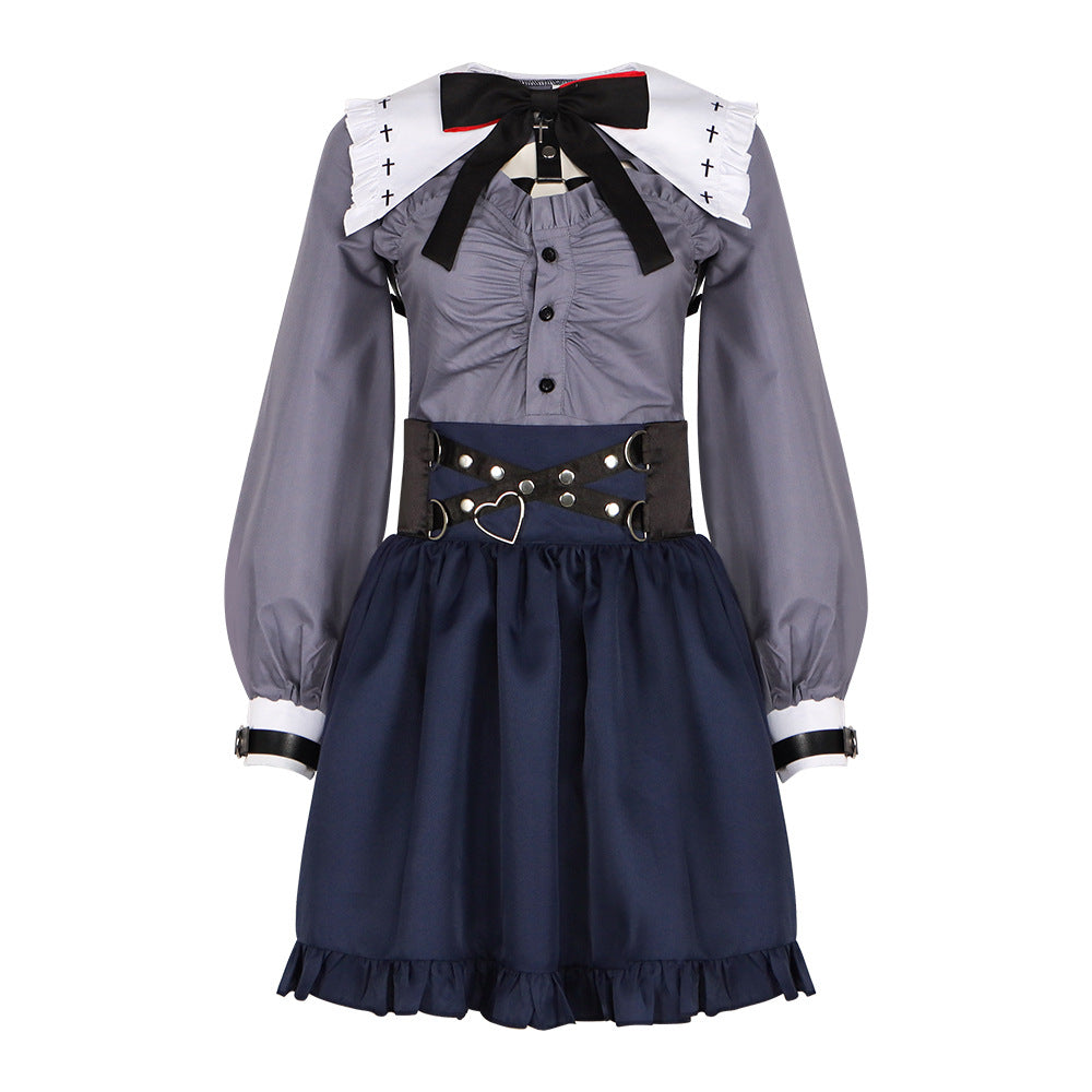 Rainbow Club Virtual Vtuber cosplay Vampire Kanae Genderbend Halloween Costume for Nijisanji Fans - Halloweez