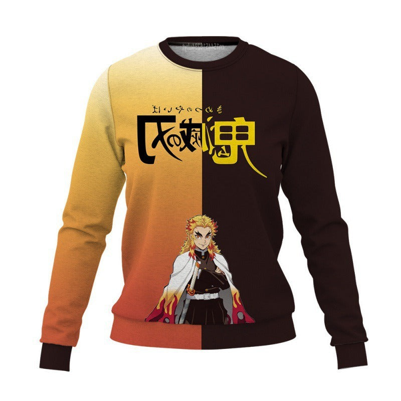 New Demon Slayer 3D Print Casual Loose Fit Christmas Sweatshirt - Halloweez