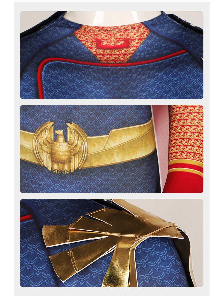 The Boys Homelander Cosplay Costume - TV Series Themed Tight Suit for Halloween