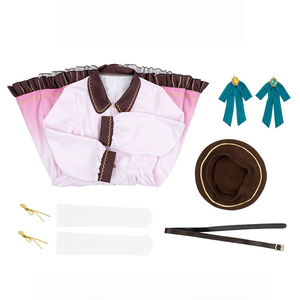 Renozora Girls Academy Hinoshita Kahho Otomune Kozue Anniversary 2D Anime Costume Set - Cosplay Outfit - Halloweez
